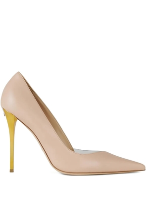 Elisabetta Franchi cut-out stiletto pumps - Neutrals