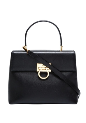 Ferragamo Pre-Owned 2000s Gancini top-handle tote bag - Black