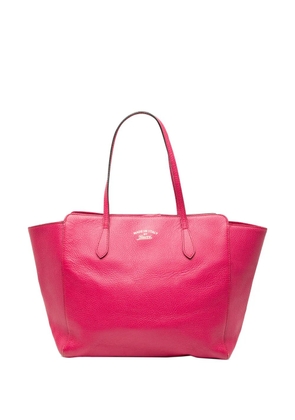 Gucci Pre-Owned 2016-2025 Medium Leather Swing tote bag - Pink