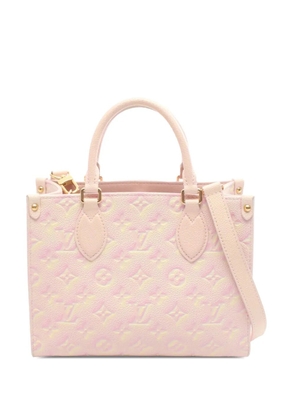 Louis Vuitton Pre-Owned 2021-2025 Monogram Empreinte Summer Stardust OnTheGo PM satchel - Pink