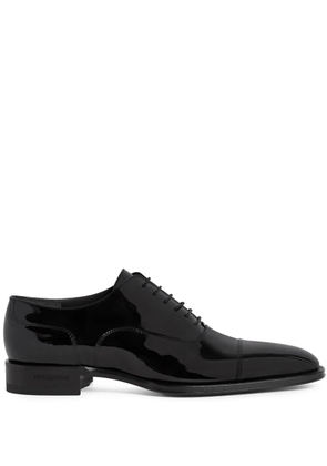 DSQUARED2 patent leather lace-up shoes - Black