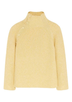 Yves Salomon buttoned sweater - Yellow