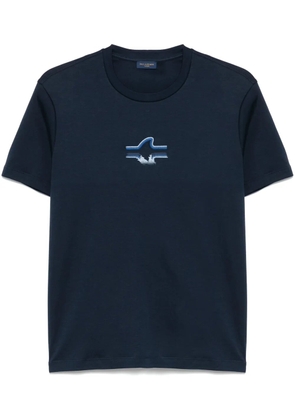 Paul & Shark embroidered-motif T-shirt - Blue