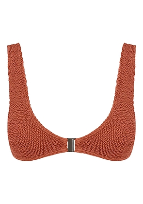Bond-eye clasp scout crop bikini top - Brown