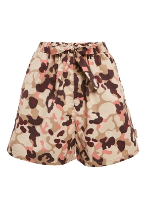 Moncler drawstring-waist shorts - Brown