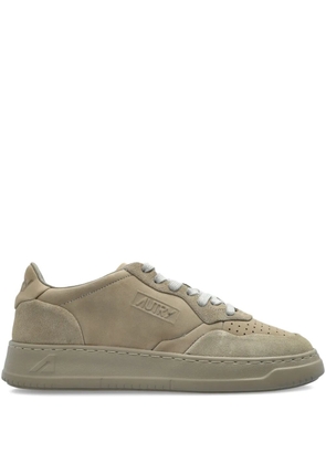 Autry Medalist perforated suede sneakers - Neutrals