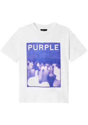 Purple Brand Crowd t-shirt - White