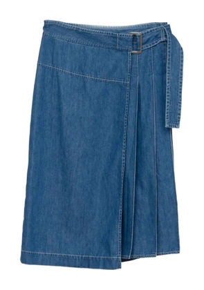 3.1 Phillip Lim belted wrap midi skirt - Blue