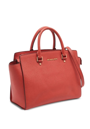Michael Kors Vintage 2024 Saffiano Leather satchel bag - Red