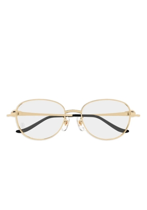 Cartier Eyewear Panthère round-frame glasses - Gold