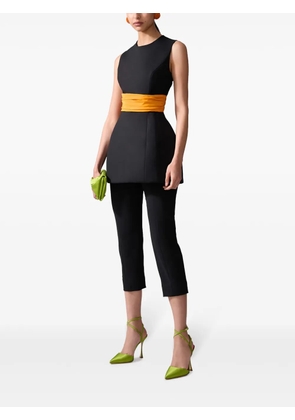 Carolina Herrera sleeveless cummerbund top - Black