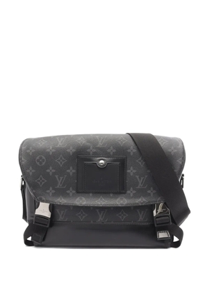Louis Vuitton Pre-Owned 2017 Messenger Voyage PM Monogram Eclipse shoulder bag - Black