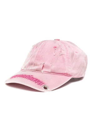 Ground Zero logo patch cap - Pink