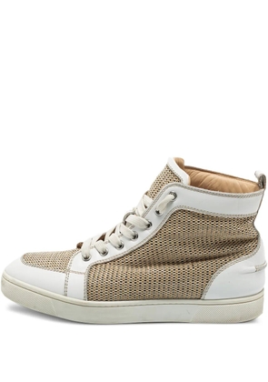 Christian Louboutin Pre-Owned Rantus Orlato high-top sneakers - Neutrals