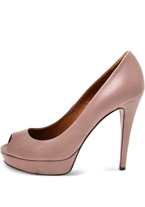 Gucci Pre-Owned 120mm leather pumps - Pink