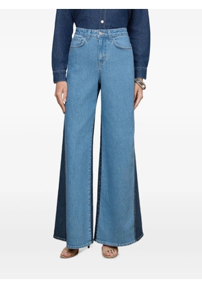 L'Agence Beau high-rise wide-leg jeans - Blue