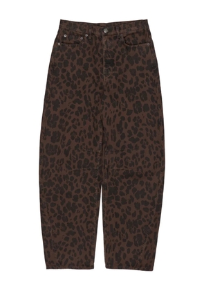Bimba y Lola leopard-print trousers - Brown