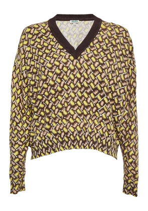 Kenzo Pre-Owned V-neck sweater - Yellow