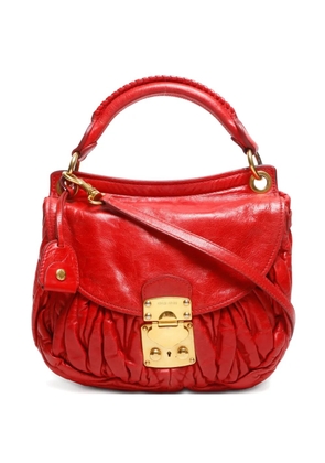 Miu Miu Pre-Owned 2000-2020 small Ribbon two-way handbag - Red