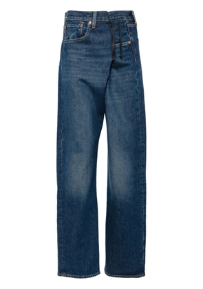 Bless x Levi's zip-detail cotton jeans - Blue