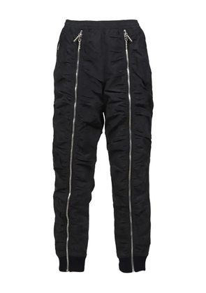 THUG CLUB decorative-zip trousers - Black