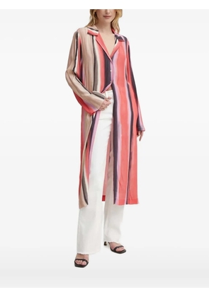 Sisley stripe-print shirt - Pink