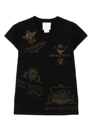 Camilla round neck T-shirt - Black