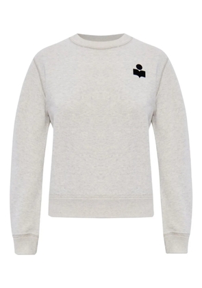 MARANT ÉTOILE logo-embroidered sweatshirt - Grey