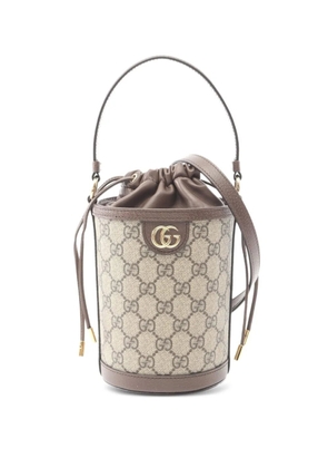 Gucci Pre-Owned 2020s mini Ophidia GG Supreme bucket bag - Brown