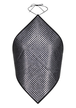 Ludovic de Saint Sernin denim top - Black