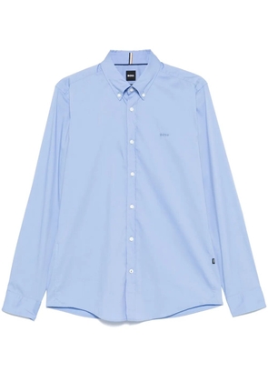 BOSS logo-print shirt - Blue