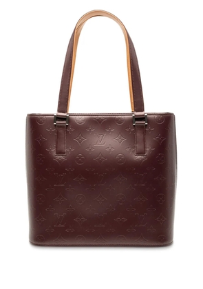 Louis Vuitton Pre-Owned 2002 Monogram Mat Stockton tote bag - Red