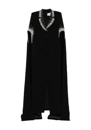 JEAN-LOUIS SABAJI crystal-embellished tailored maxi dress - Black