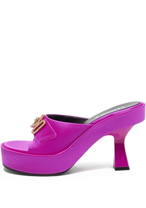 Versace Pre-Owned 80mm Medusa-plaque sandals - Pink