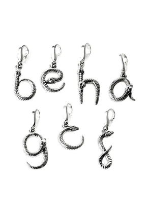 Theo Fennell Alias letter charms - Silver