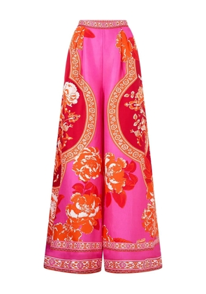 Camilla Tiles of Türkiye trousers - Pink