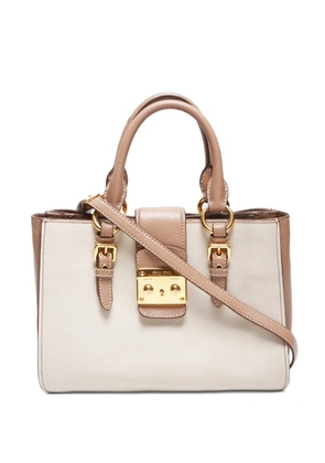 Miu Miu Pre-Owned 2000-2020 2way tote bag - Neutrals