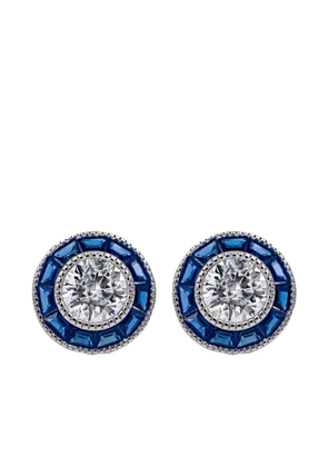 Juwelina Paris Bottega Blue earrings - Silver