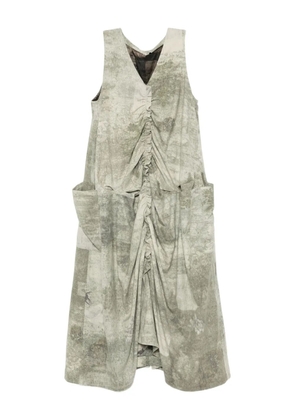 Ziggy Chen all-over print dress - Green