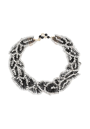 Coppola E Toppo Vintage Pre-Owned Leaf necklace - White