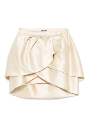 Vivetta a-line mini skirt - Yellow