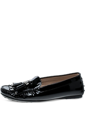Tod's Vintage tassel loafer shoes - Black