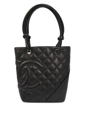CHANEL Pre-Owned 2005 Cambon Ligne quilted handbag - Black