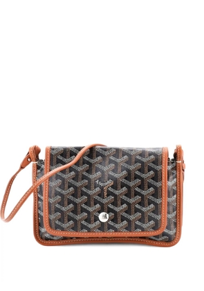 Goyard Pre-Owned Plumet Clutch Wallet Coated Canvas crossbody bag - Brown