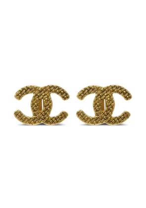 CHANEL Pre-Owned 1990-2000s CC earrings - Gold