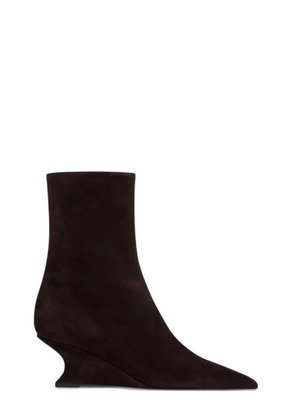 Paris Texas 50mm Nina suede ankle boots - Brown