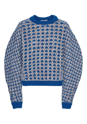 Henrik Vibskov geometric-pattern sweater - Blue