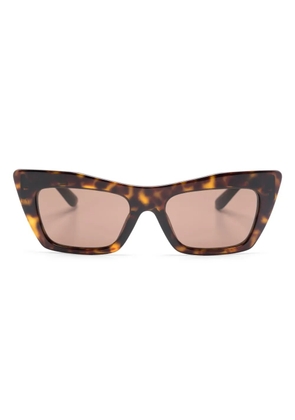 Dolce & Gabbana Eyewear cat-eye frame sunglasses - Brown