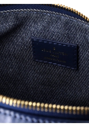 Louis Vuitton Pre-Owned Coussin Bag Denim Printed Monogram Embossed Lambskin PM crossbody bag - Blue