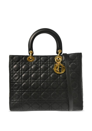 Christian Dior Pre-Owned 2001 Lady Dior two-way handbag - Black